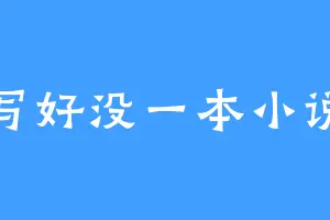 写好没一本小说