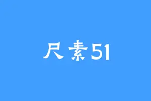 尺素51