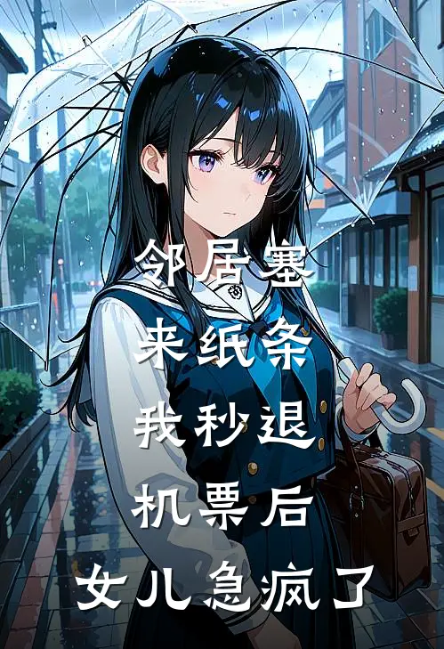 邻居塞来纸条，我秒退机票后，女儿急疯了张静张静姐免费小说阅读_免费小说大全邻居塞来纸条，我秒退机票后，女儿急疯了(张静张静姐)