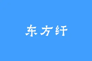 东方纤