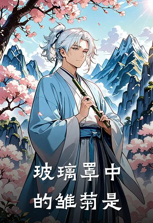 玻璃罩中的雏菊是