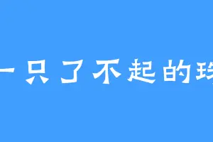 一只了不起的珠