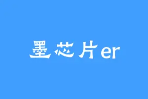 墨芯片er