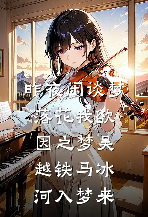 昨夜闲谈梦落花 我欲因之梦吴越 铁马冰河入梦来