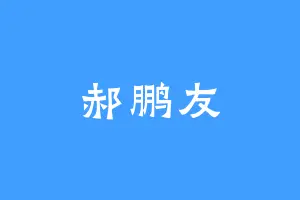 郝鹏友