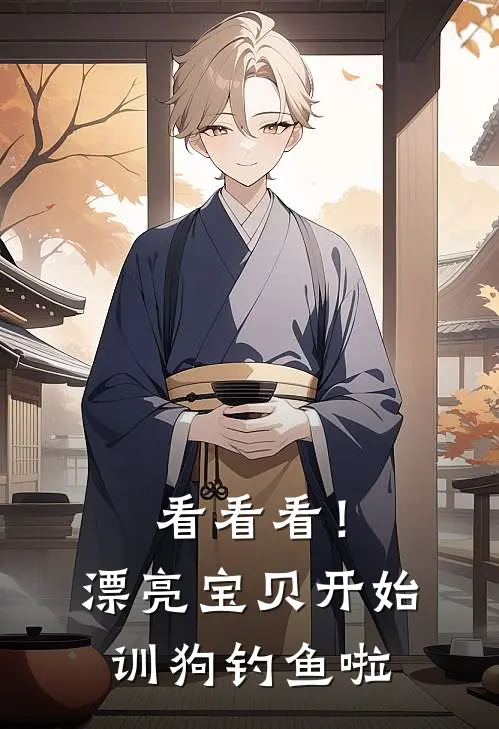 看看看！漂亮宝贝开始训狗钓鱼啦